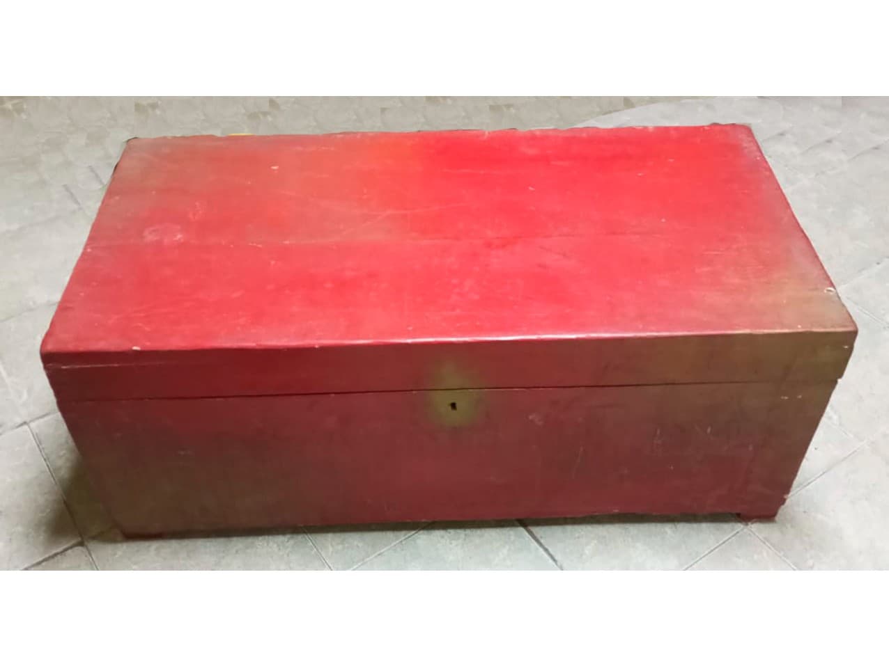 Baúl Retro Vintage Madera Sin Llave 108x53x43 Cm.