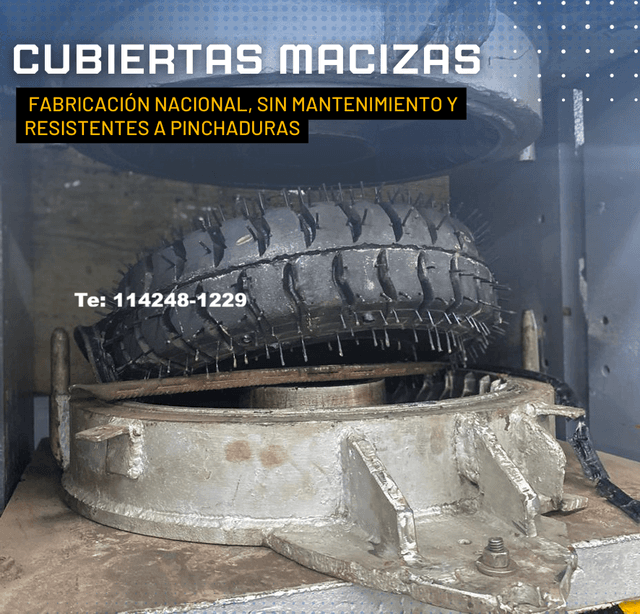 CUBIERTA maciza 600X9 600 X 9 autoelevador Rodamarsa Tires