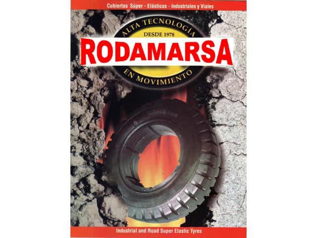CUBIERTA MACIZA para AUTOELEVADOR 700X12 Rodamarsa tires