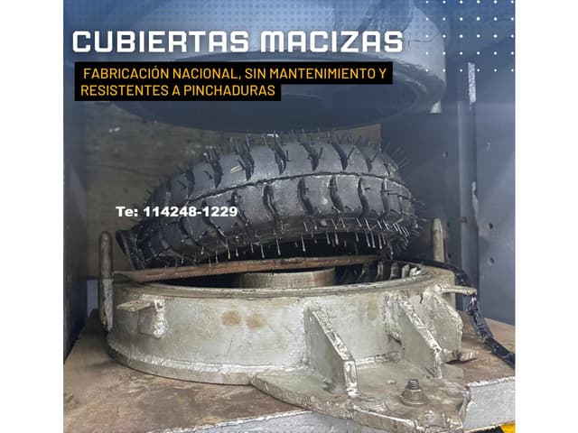 CUBIERTA maciza 600X9 Rodamarsa tires