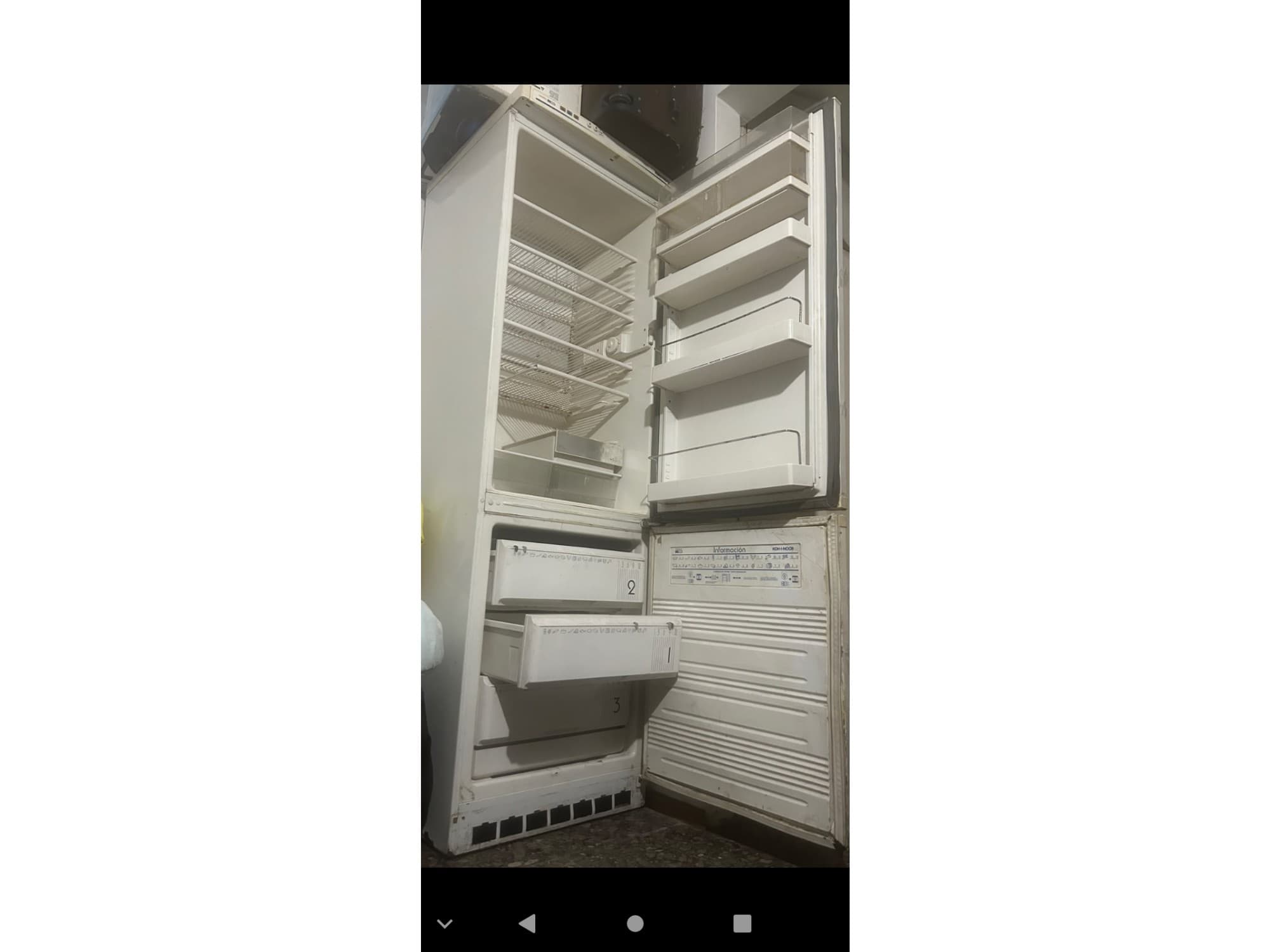 Heladera marca KOHINOOR