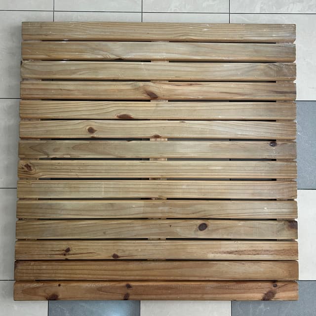 Baldosa de deck de madera de eucalipto