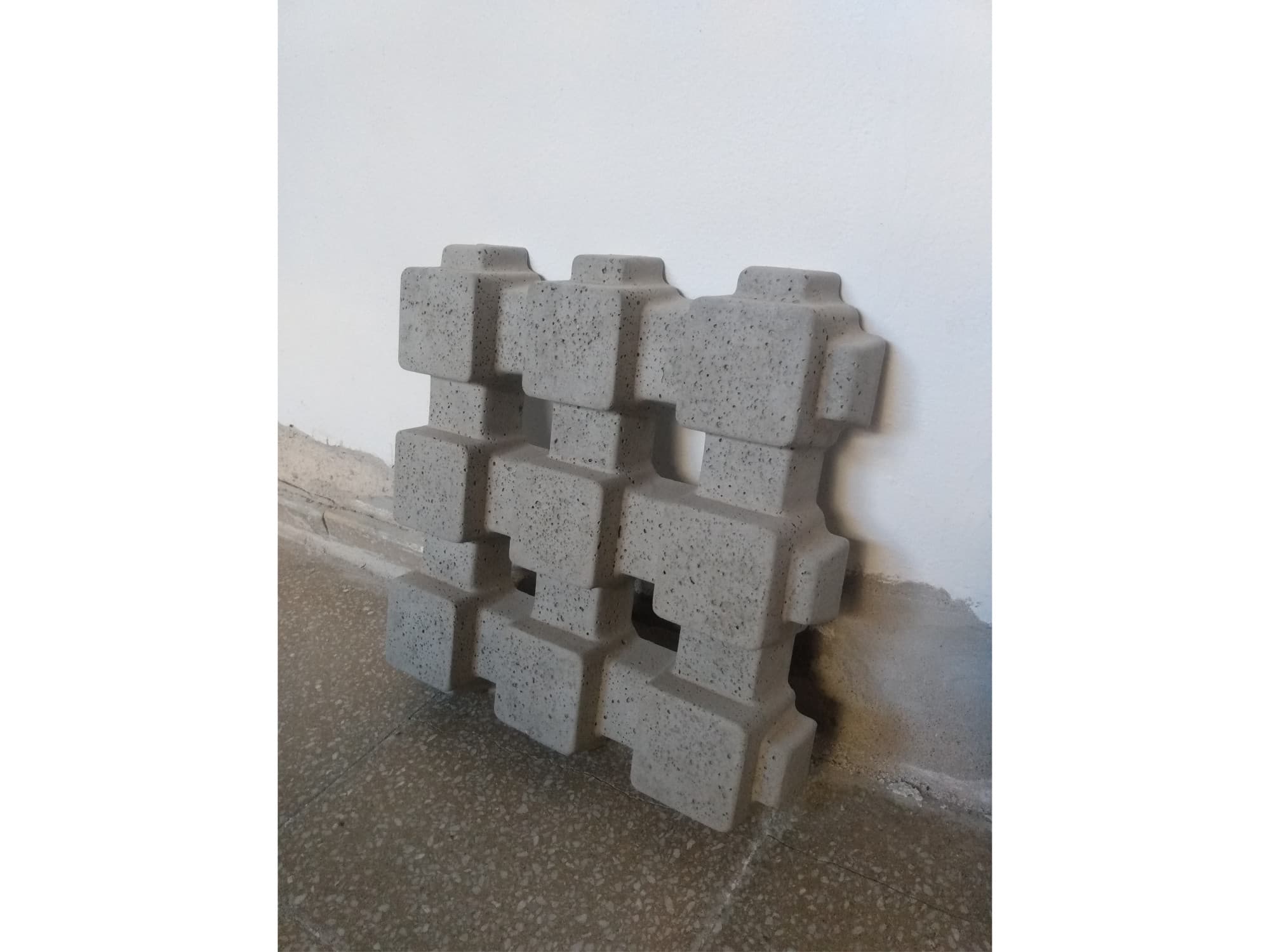 Loseta Cribada Hormigon 40x40cm