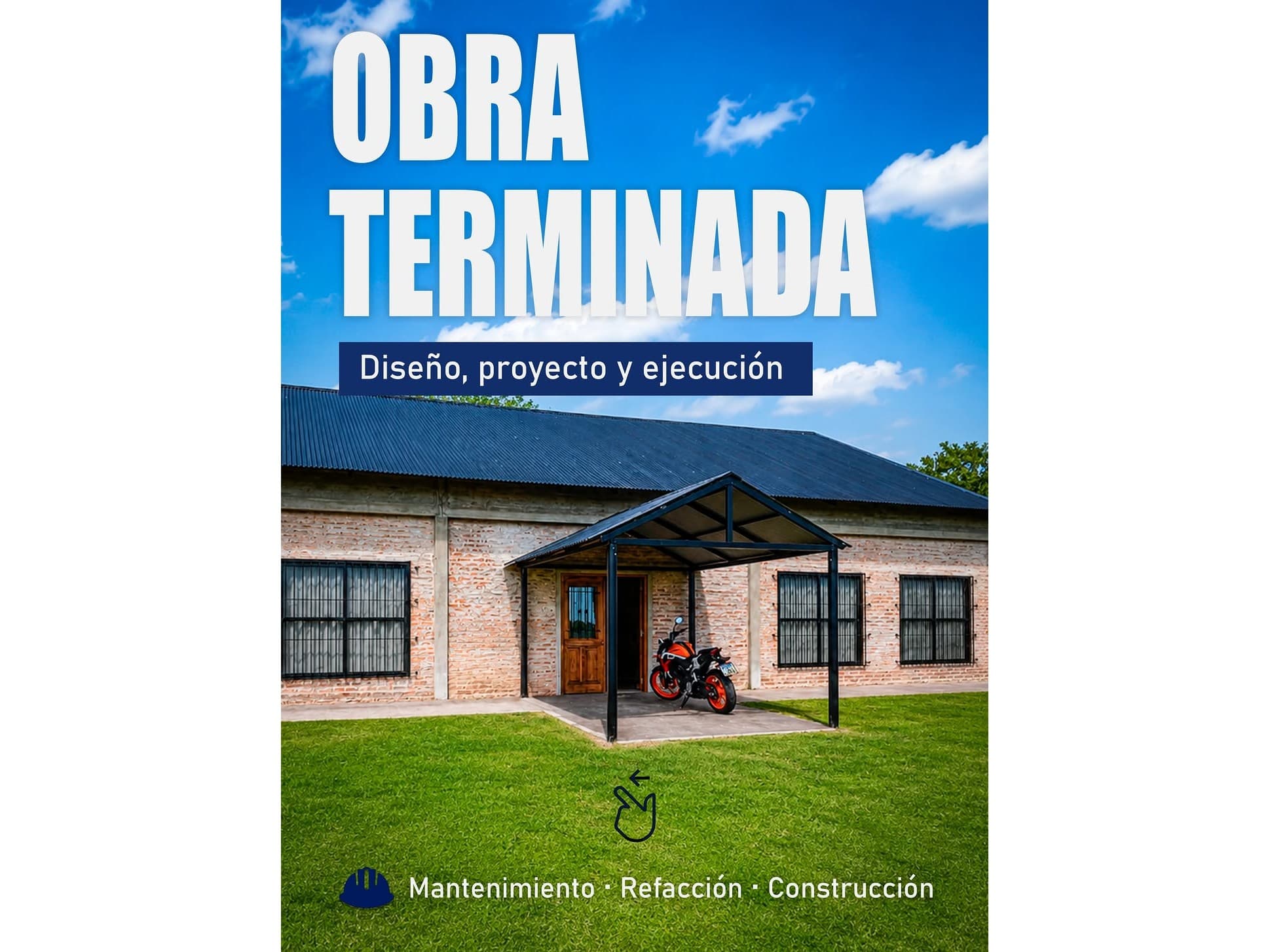 Refacción, construcción e instalaciones de gas y electricas.