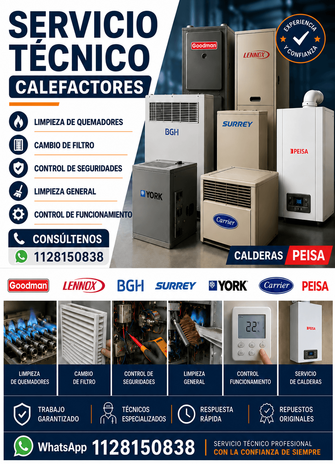 SERVICIO TÉCNICO ESPECIALIZADO EN CALEFACCIÓN CENTRAL
